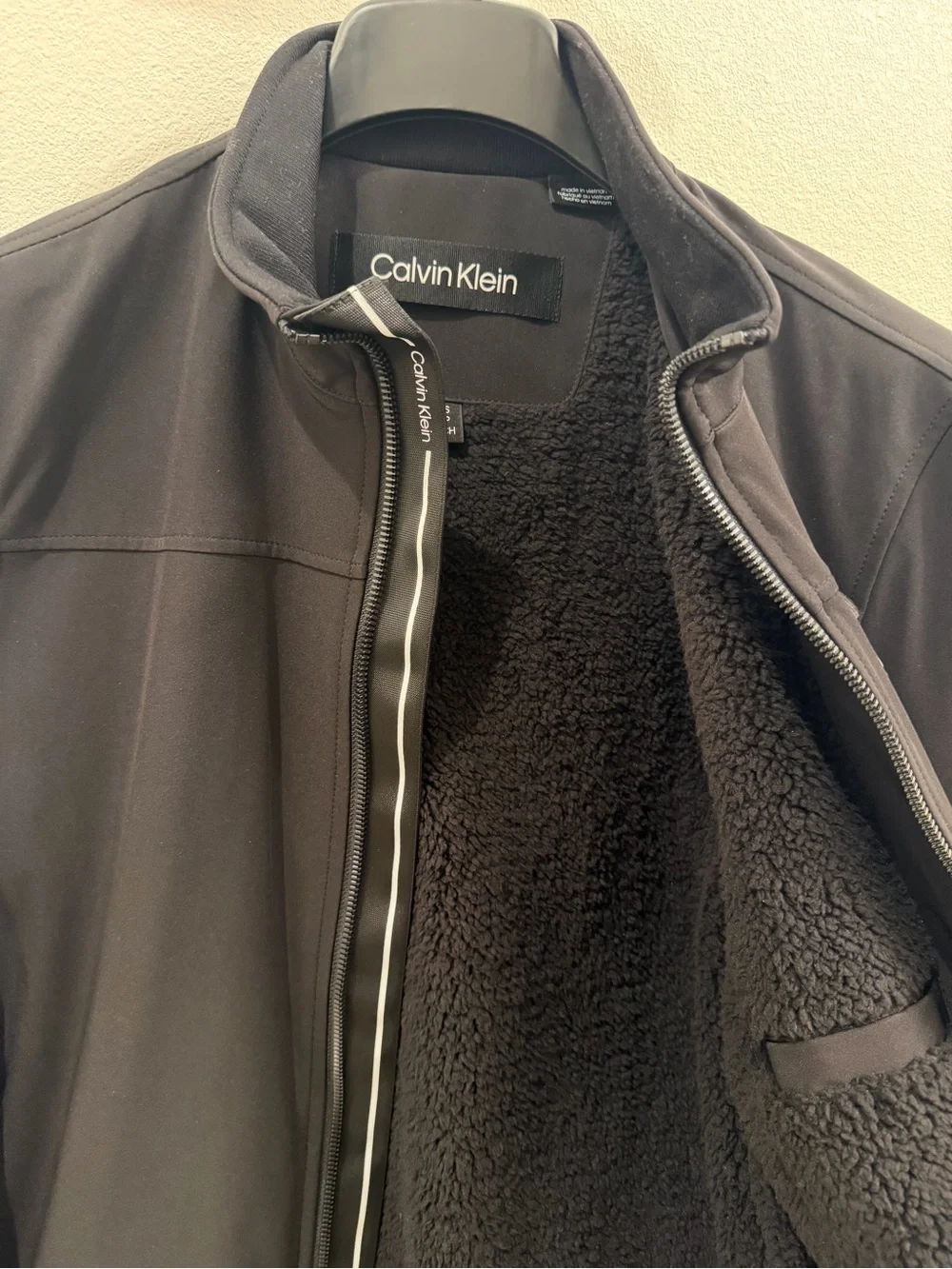 CALVIN KLEIN Men’s Sherpa Lined Classic Soft Shell Jacket ***NEW WITH TAGS!!***